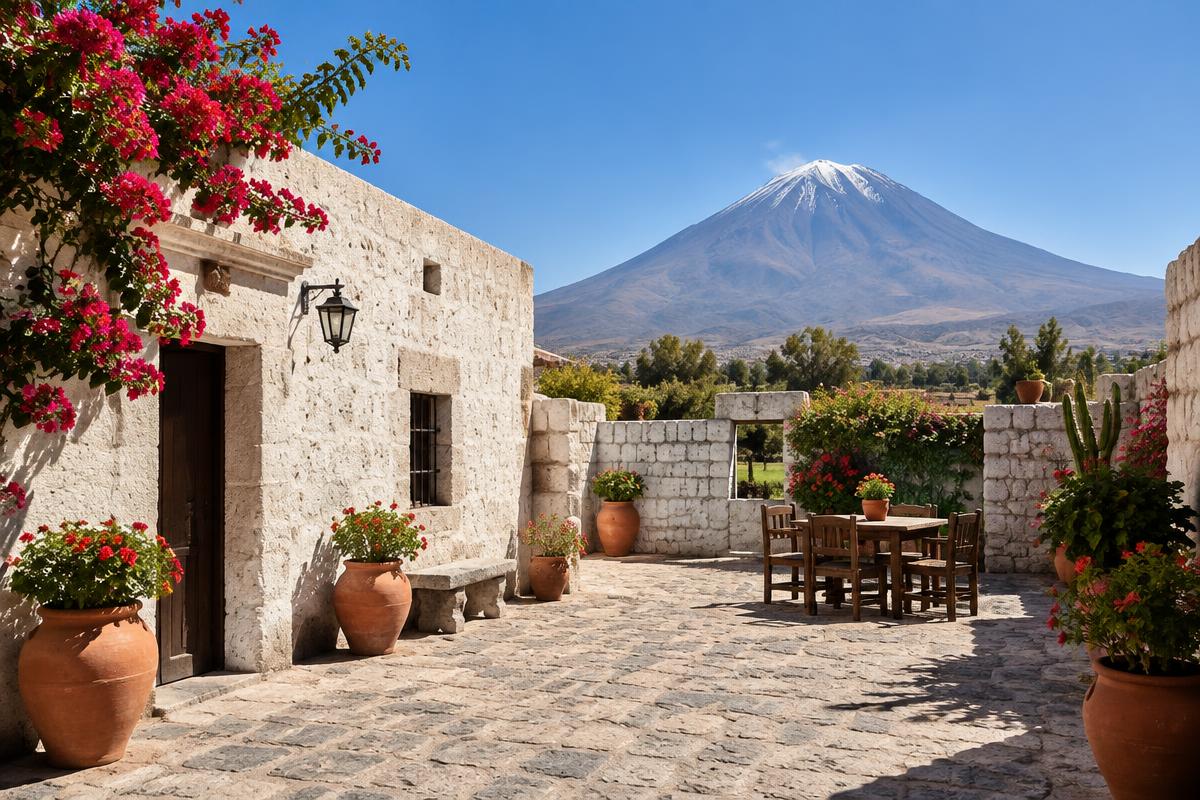 Volcano View Farmhouse outside Arequipa