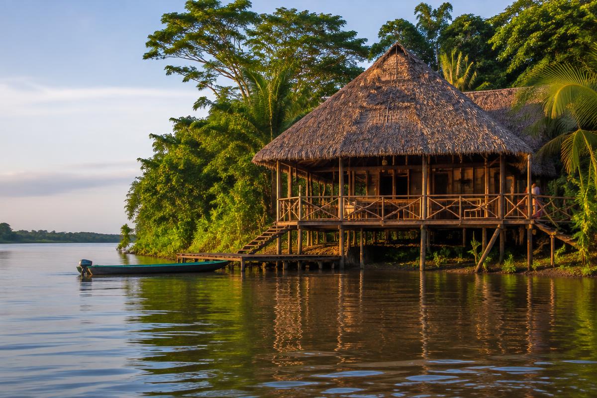 Riverside Amazon Home near Iquitos